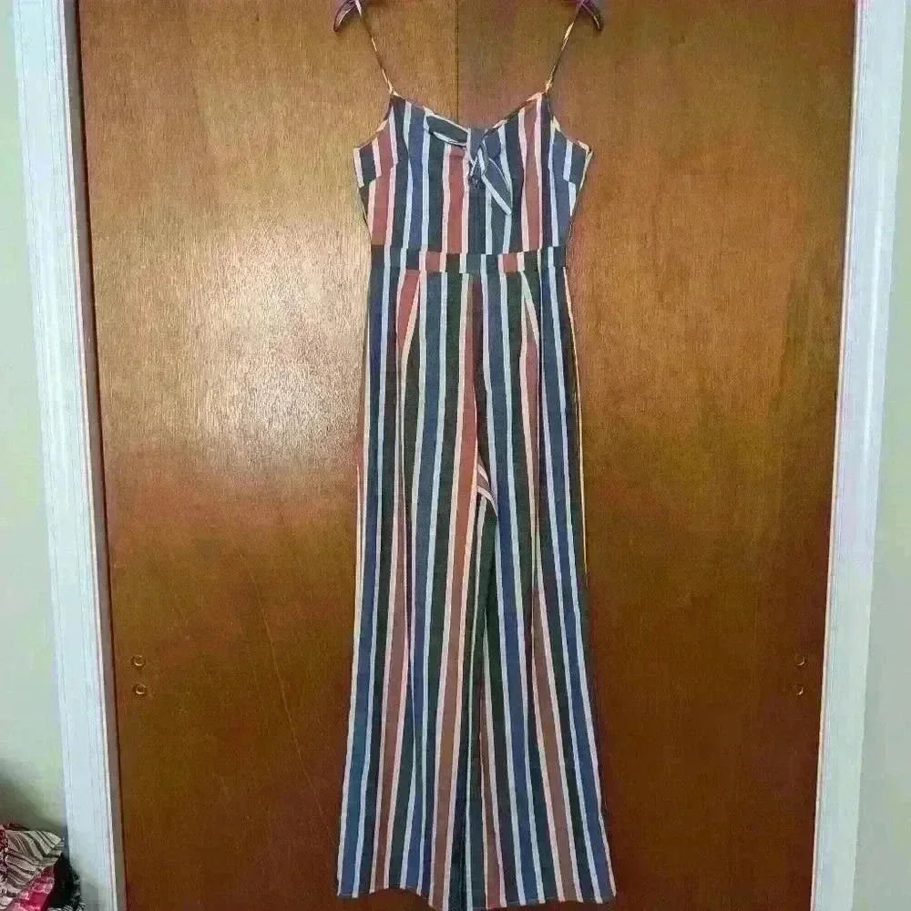 Romeo & Juliet Couture Striped Jumpsuit Playsuit Size XS to S - Picture 8 of 8